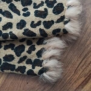 Lapin Pashmina🐰 Rabbit Fur Trimmed